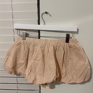 Hello Molly Gingham Bubble Mini Skirt